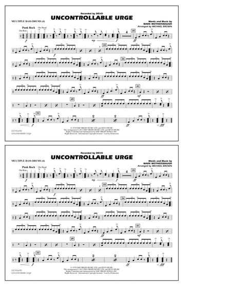 Uncontrollable Urge - Multiple Bass Drums