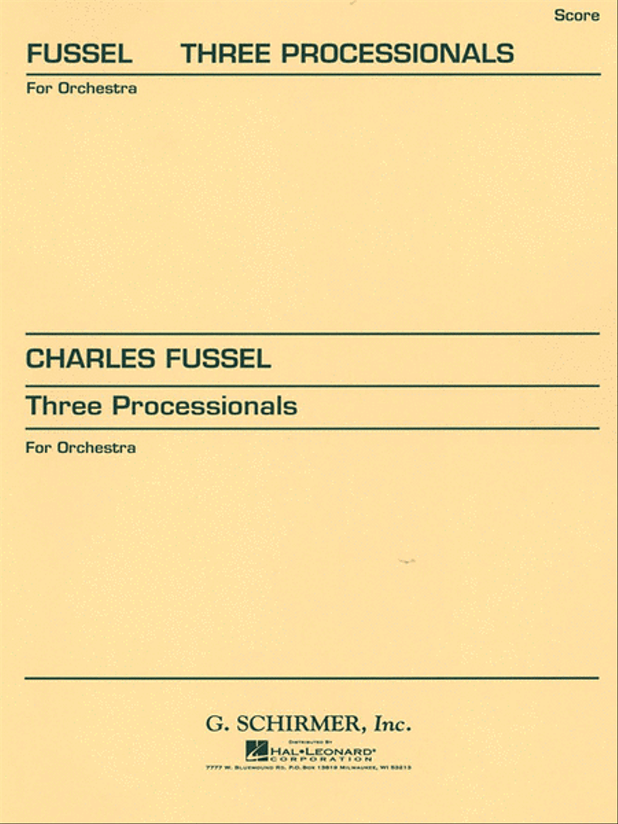 Three Processionals Orchestra scores gallery preview page 1