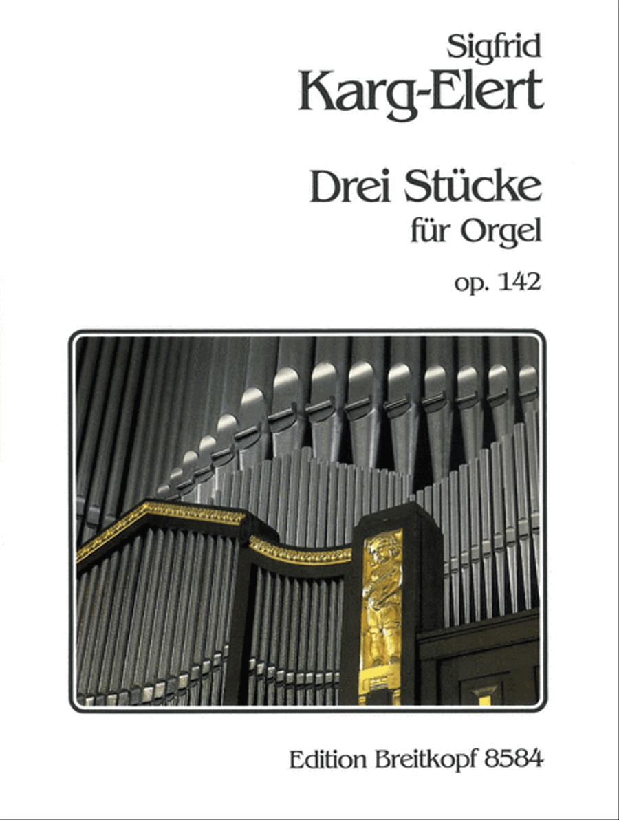 3 Pieces Op. 142 Organ scores gallery preview page 1