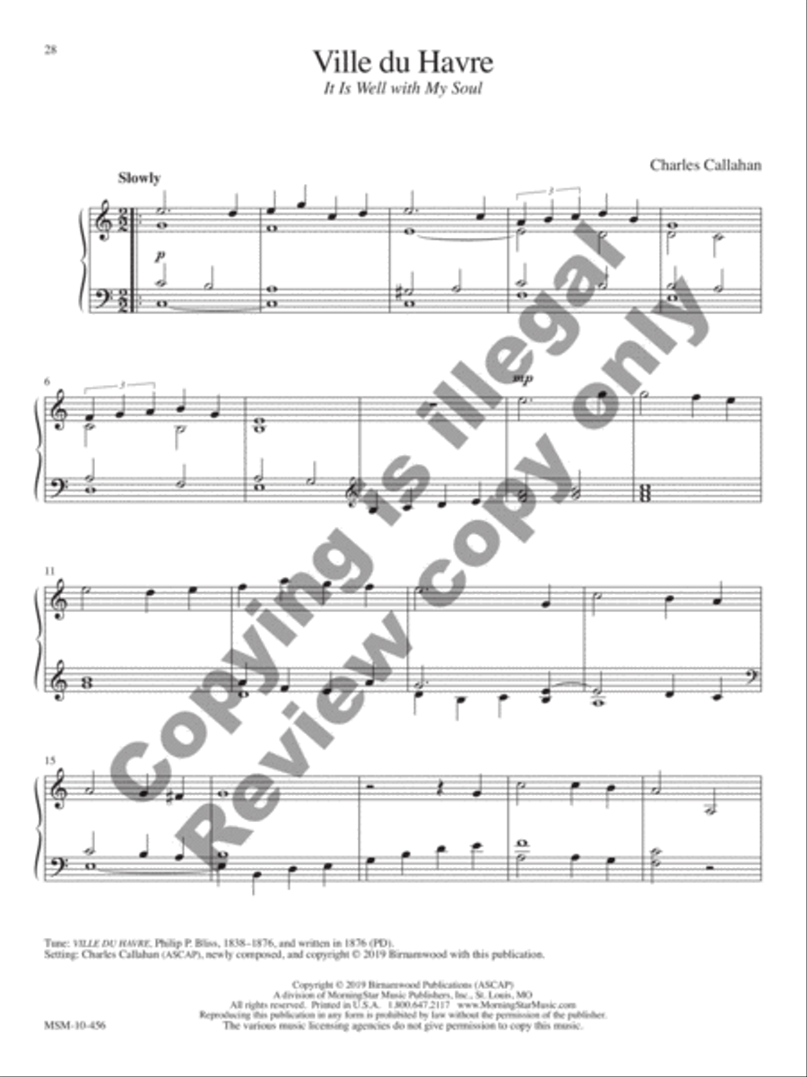 Voluntaries for Manuals: 14 Hymn-based Preludes and Postludes Organ scores gallery preview page 16