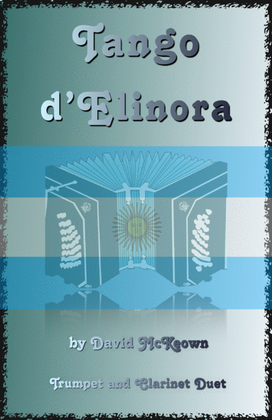 Book cover for Tango d'Elinora, for Trumpet and Clarinet Duet