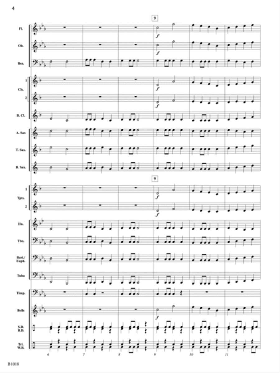 Rite of Passage: Score Concert Band scores gallery preview page 4
