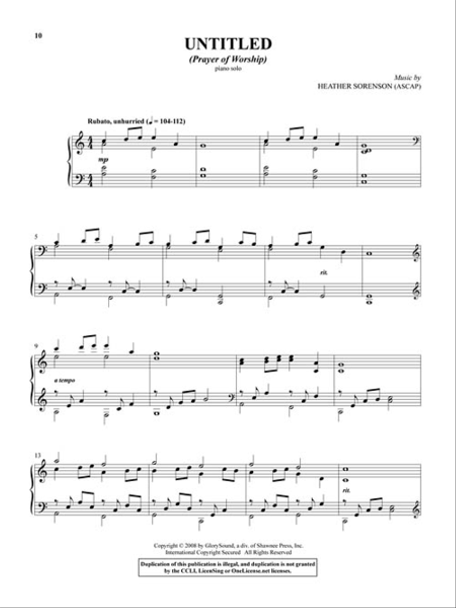 The Prayer Project Voice Solo scores gallery preview page 3