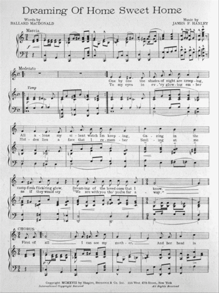 Dreaming of Home Sweet Home Voice scores gallery preview page 2