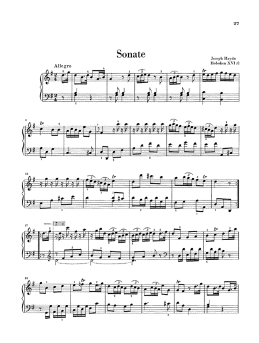 Easy Piano Pieces – Classic and Romantic Eras – Volume 1 Easy Piano scores gallery preview page 4