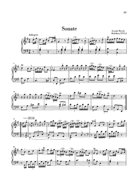 Easy Piano Pieces – Classic and Romantic Eras – Volume 1