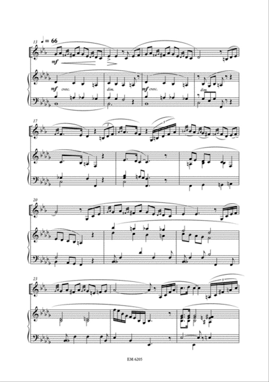 Jiddische Sjlimmert for Clarinet and Piano Clarinet Solo scores gallery preview page 3
