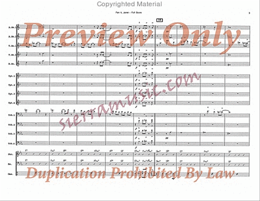 Fan It, Janet Big Band scores gallery preview page 4
