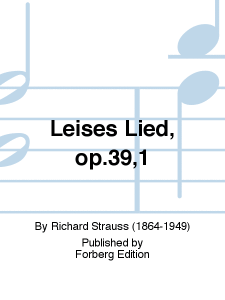 Leises Lied, op.39,1