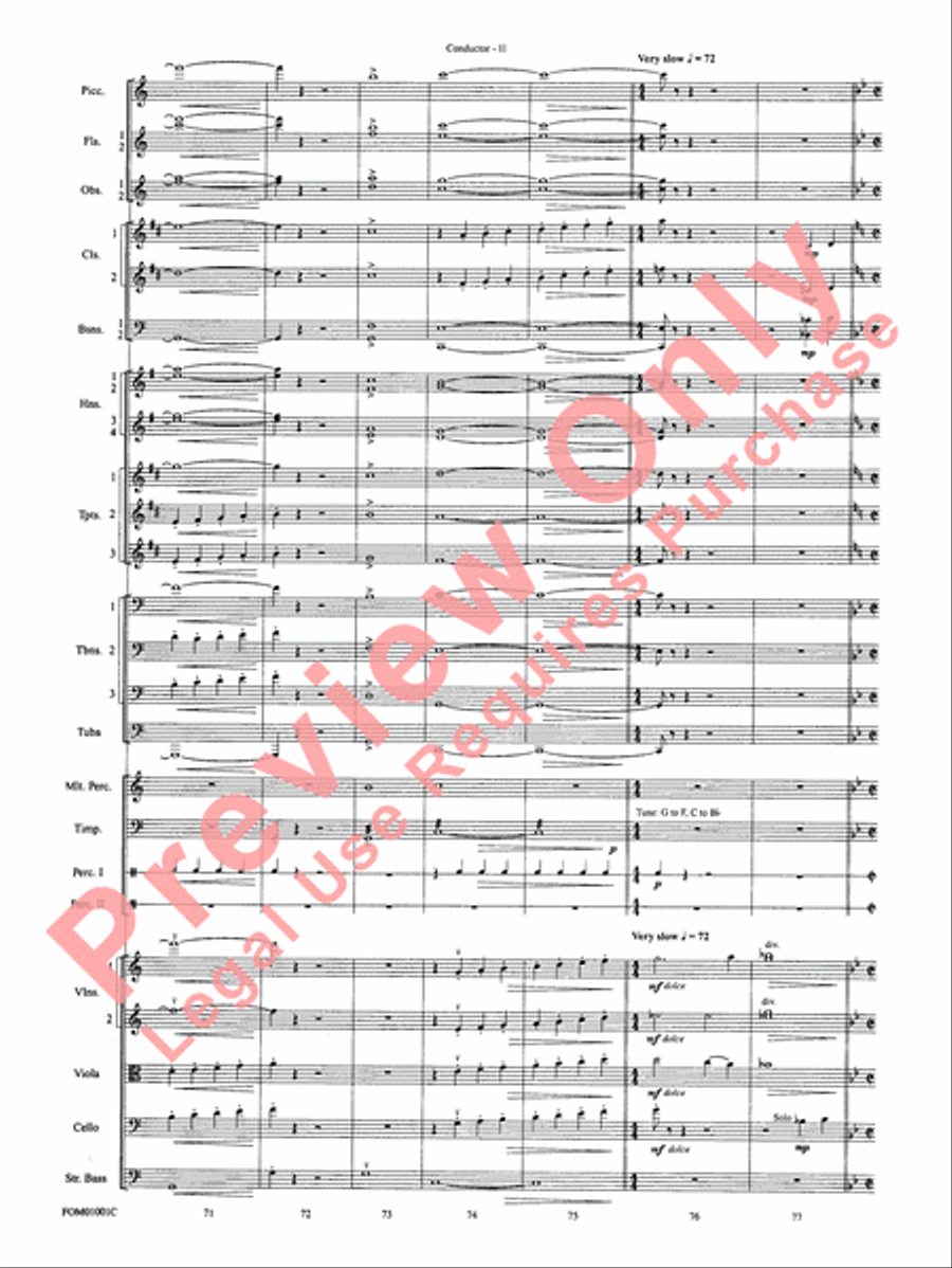 My Fair Lady (Medley) Full Orchestra scores gallery preview page 13