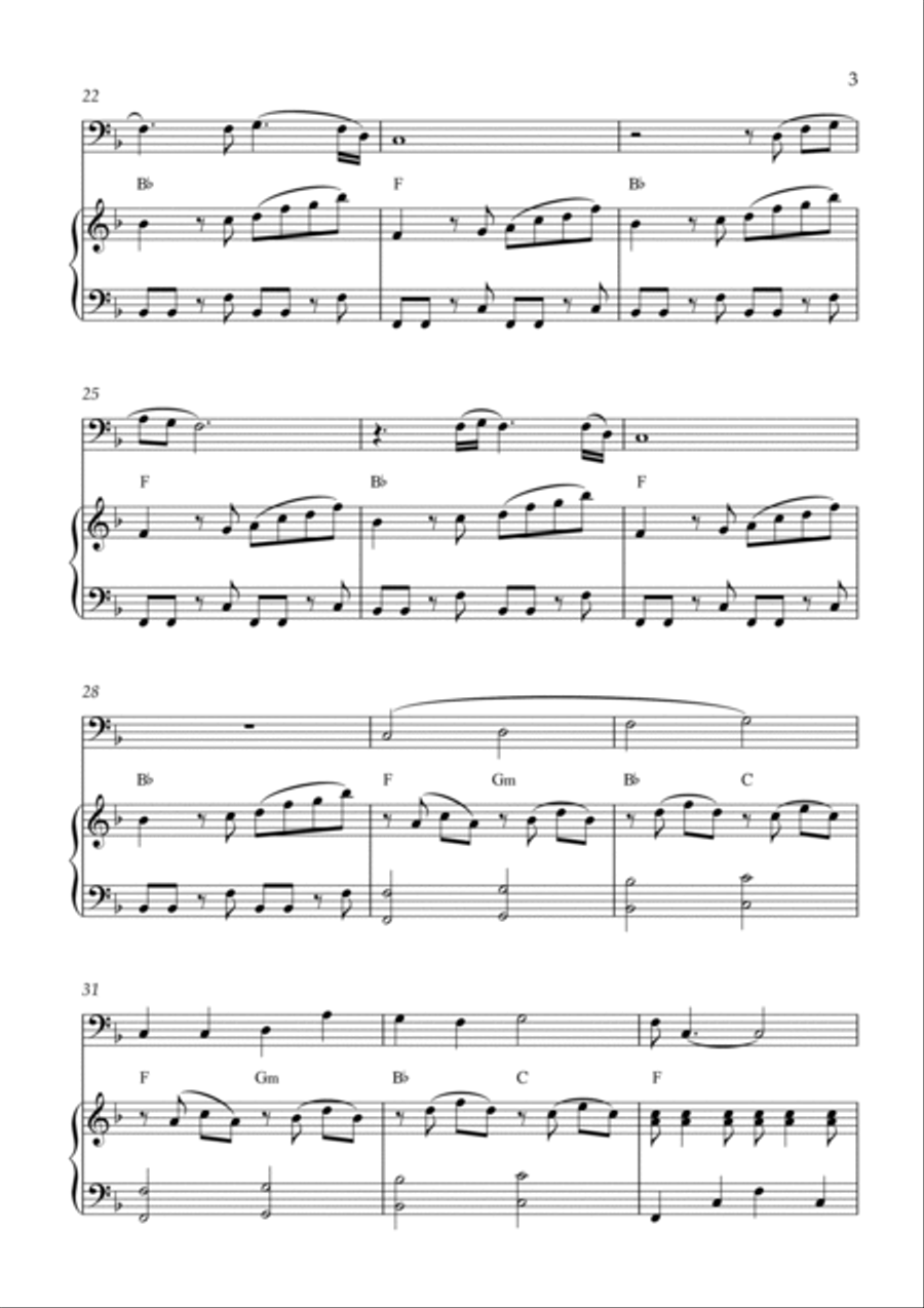 My Girl Piano scores gallery preview page 3