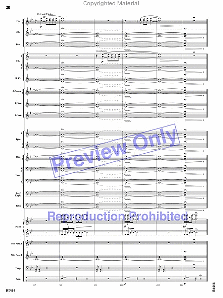 Kindred Spirits Concert Band scores gallery preview page 35
