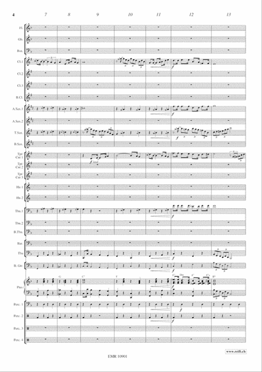 Jazzy Winds Concert Band scores gallery preview page 5
