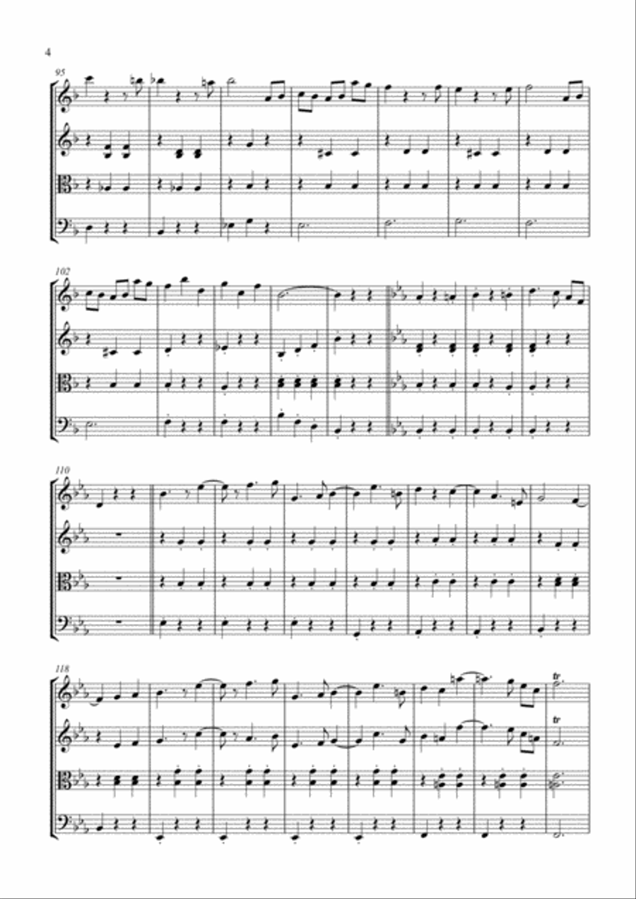 Voices of Spring String Quartet scores gallery preview page 5
