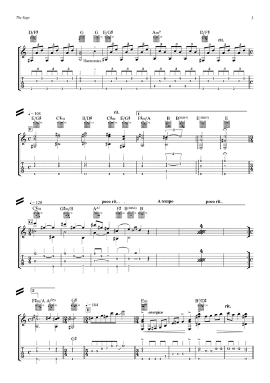 The Sage Acoustic Guitar scores gallery preview page 3
