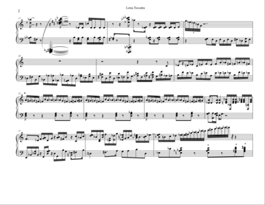 Lotta Toccata for Piano Lotta Toccata for Piano Piano Solo scores gallery preview page 2