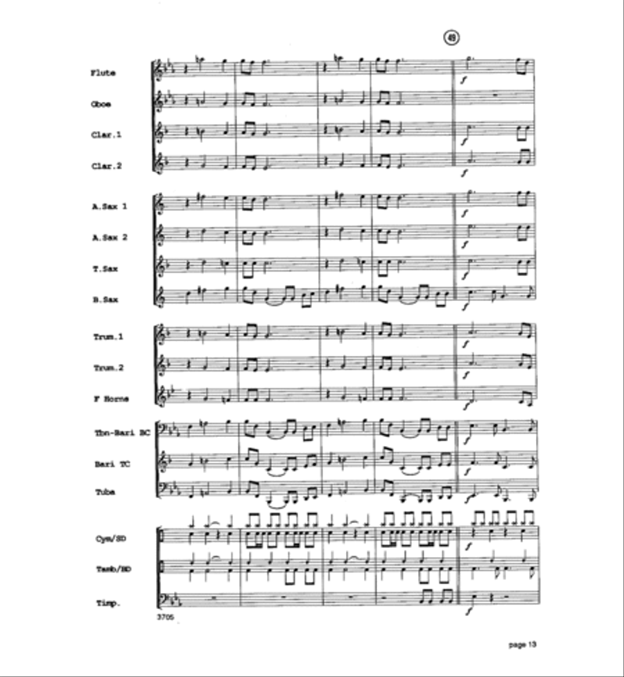 Joy To the World Joy To the World Concert Band scores gallery preview page 14