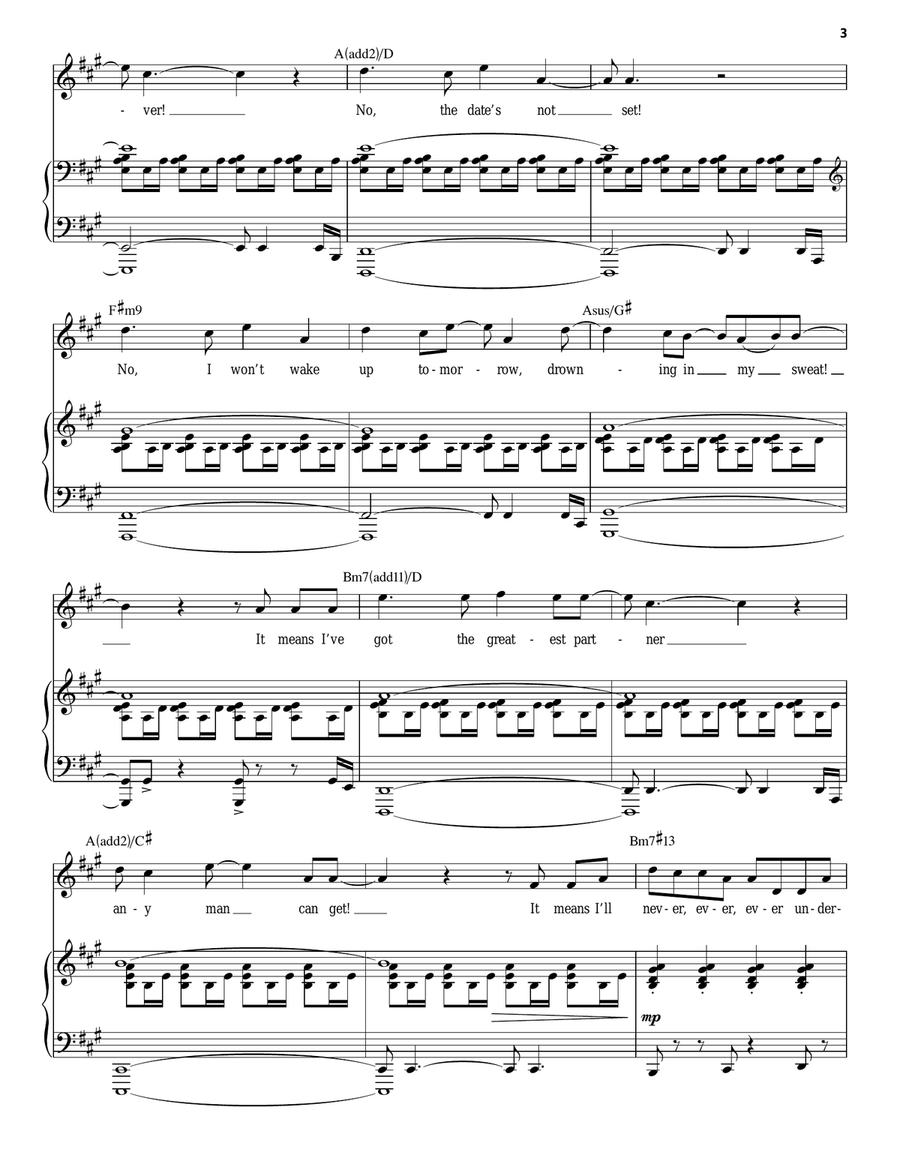 This Is Not Over Yet (from Parade) Piano, Vocal scores gallery preview page 3