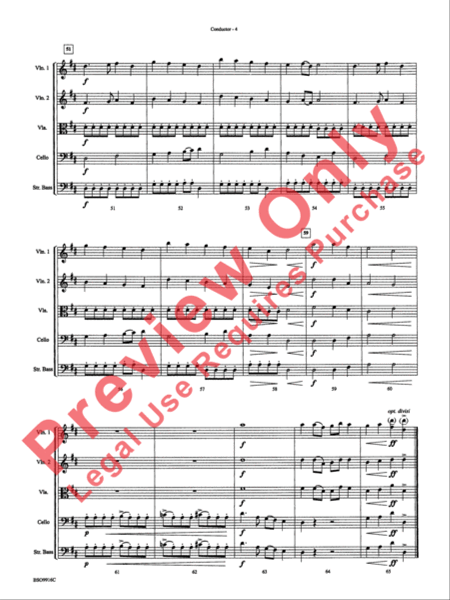 Evening Alleluias Evening Alleluias String Orchestra scores gallery preview page 7