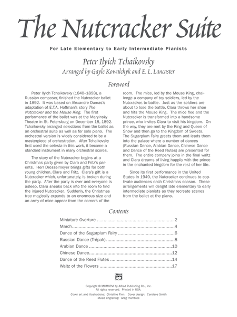 The Nutcracker Suite Easy Piano scores gallery preview page 7