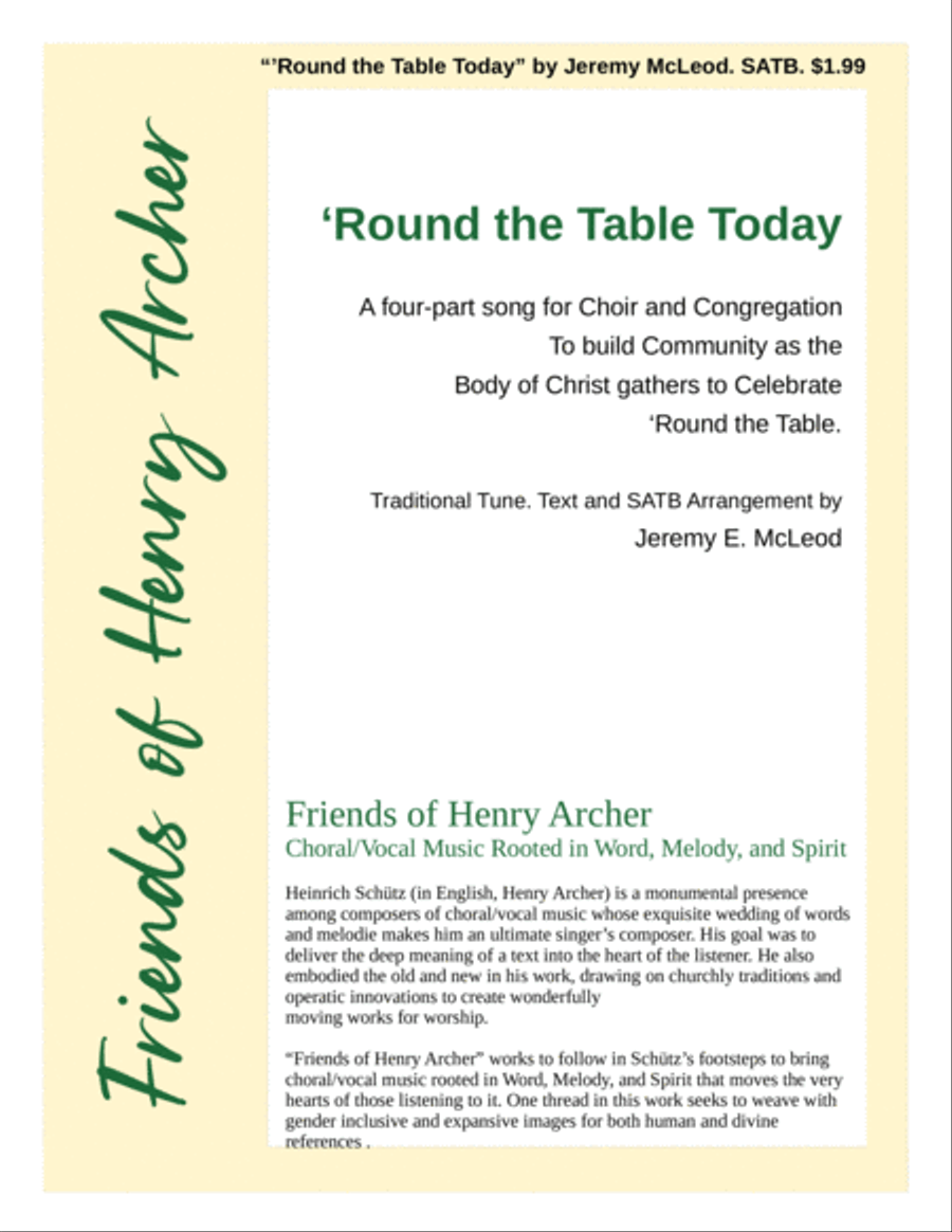 'Round the Table Today 4-Part scores gallery preview page 1