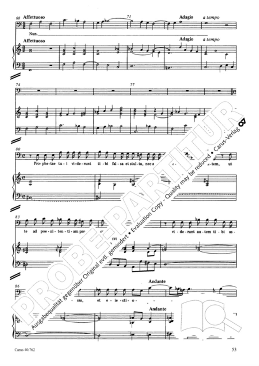 Lamentationes pro Hebdomada Sancta Score scores gallery preview page 68