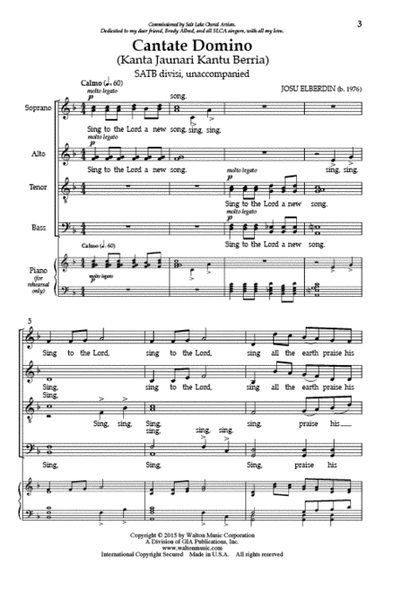 Cantate Domino (SATB divisi) image number null