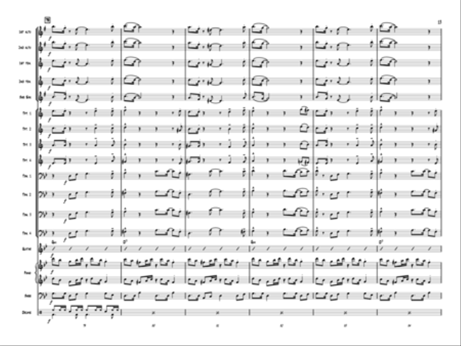 Dance Like No One's Watching Jazz Ensemble - Sheet Music page 13