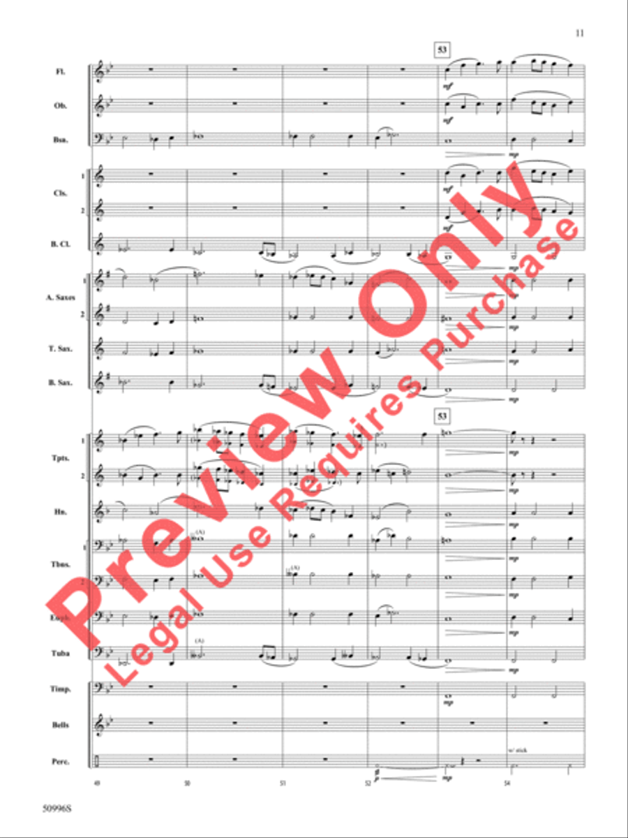 Cherished Cherished Concert Band scores gallery preview page 12