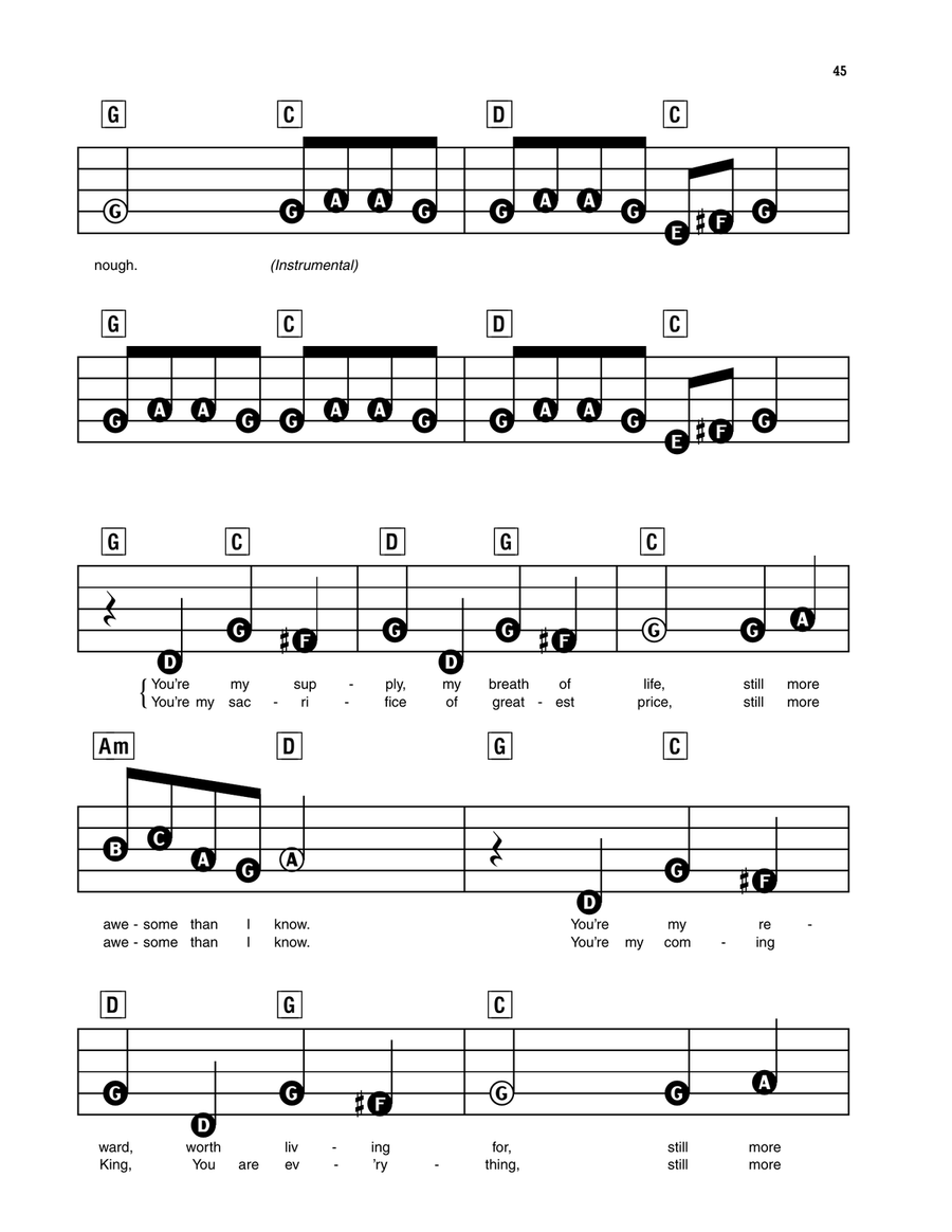 Enough Electronic Keyboard scores gallery preview page 2