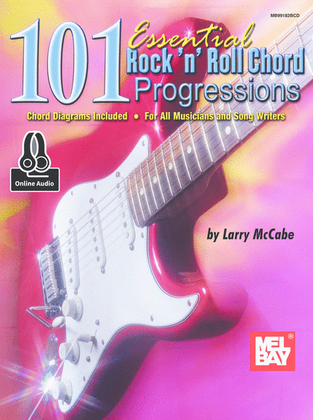 Book cover for 101 Essential Rock 'N' Roll Chord Progressions