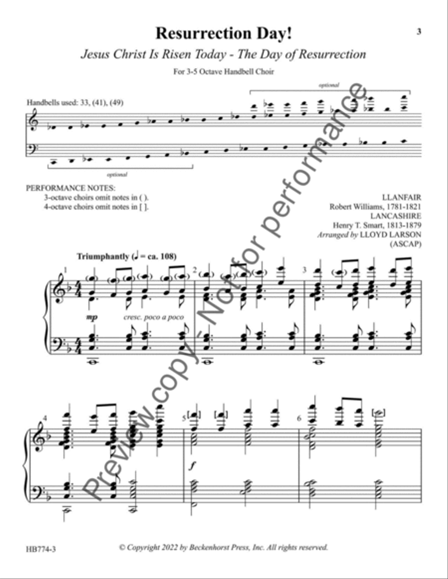 Resurrection Day 5-Octaves scores gallery preview page 4