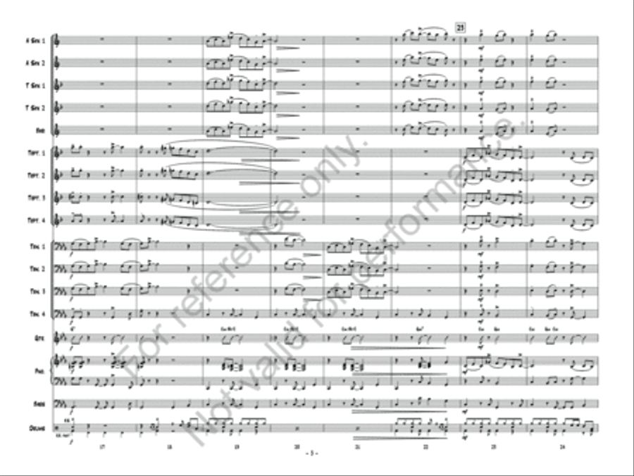 Victor's Return Victor's Return Jazz Ensemble scores gallery preview page 6