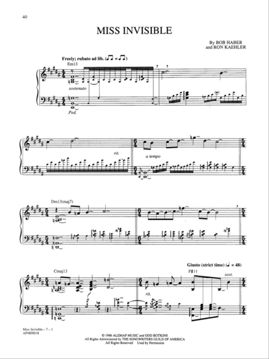 The Artistry of George Shearing Piano Solo scores gallery preview page 4