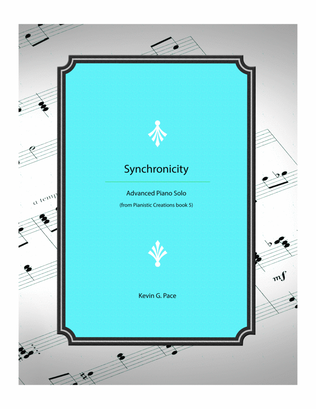 Book cover for Synchronicity - advanced piano solo