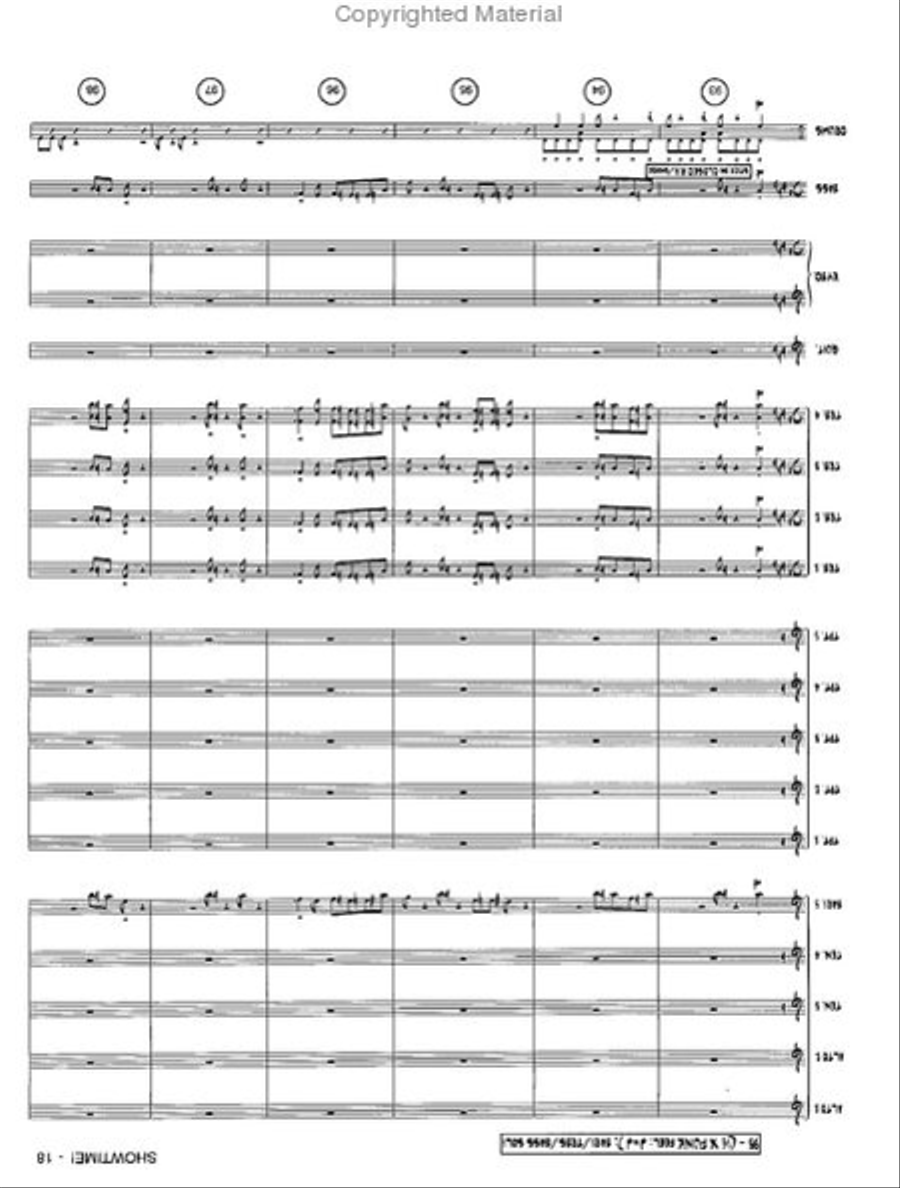 Showtime! Jazz Ensemble scores gallery preview page 17