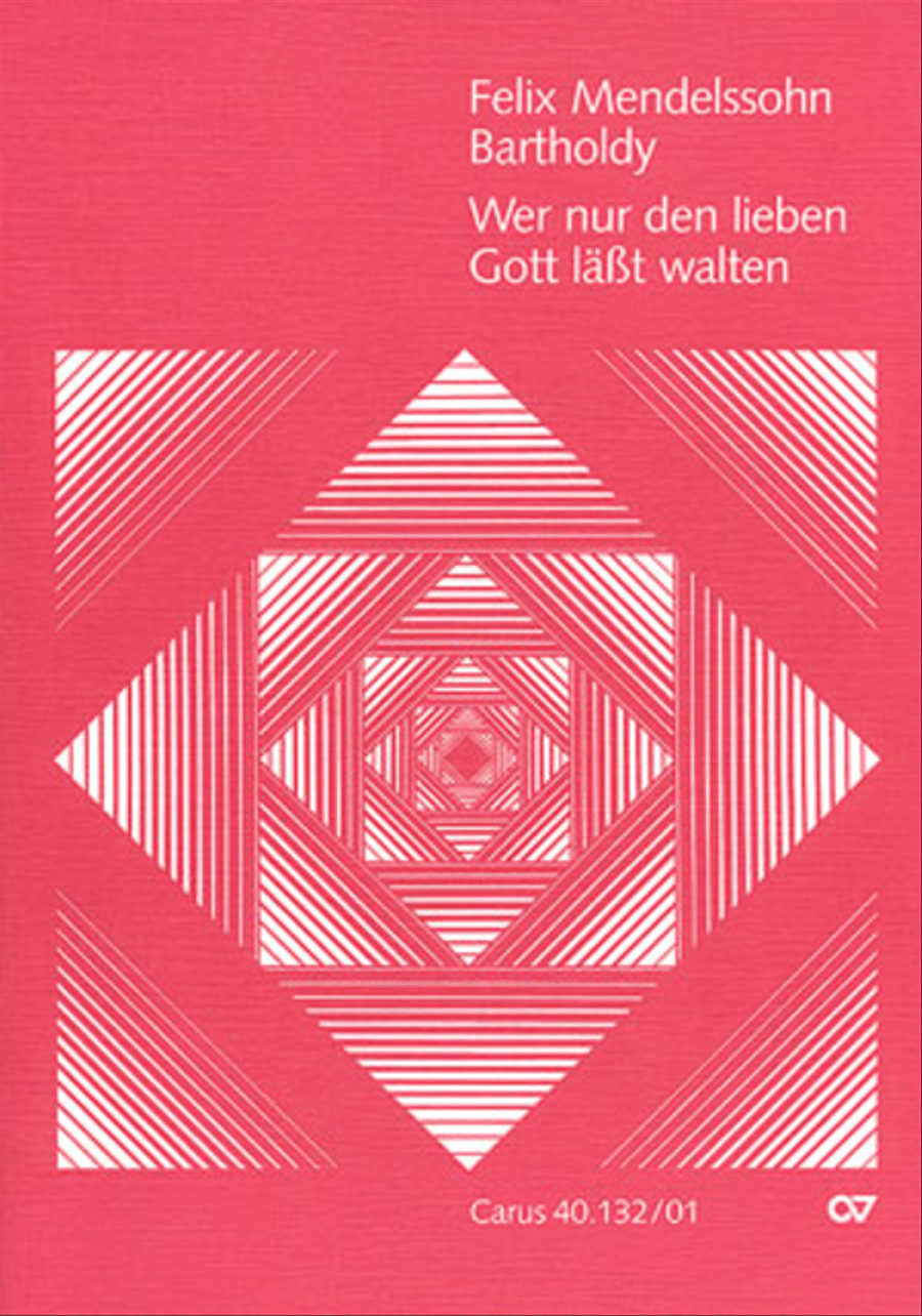 All those who seek God's sov'reign guidance (Wer nur den lieben Gott lasst walten) 4-Part scores gallery preview page 1