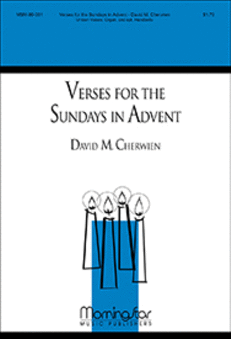 Verses for the Sundays in Advent Unison Choir scores gallery preview page 1