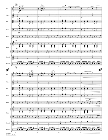 Christmas Troika - Full Score
