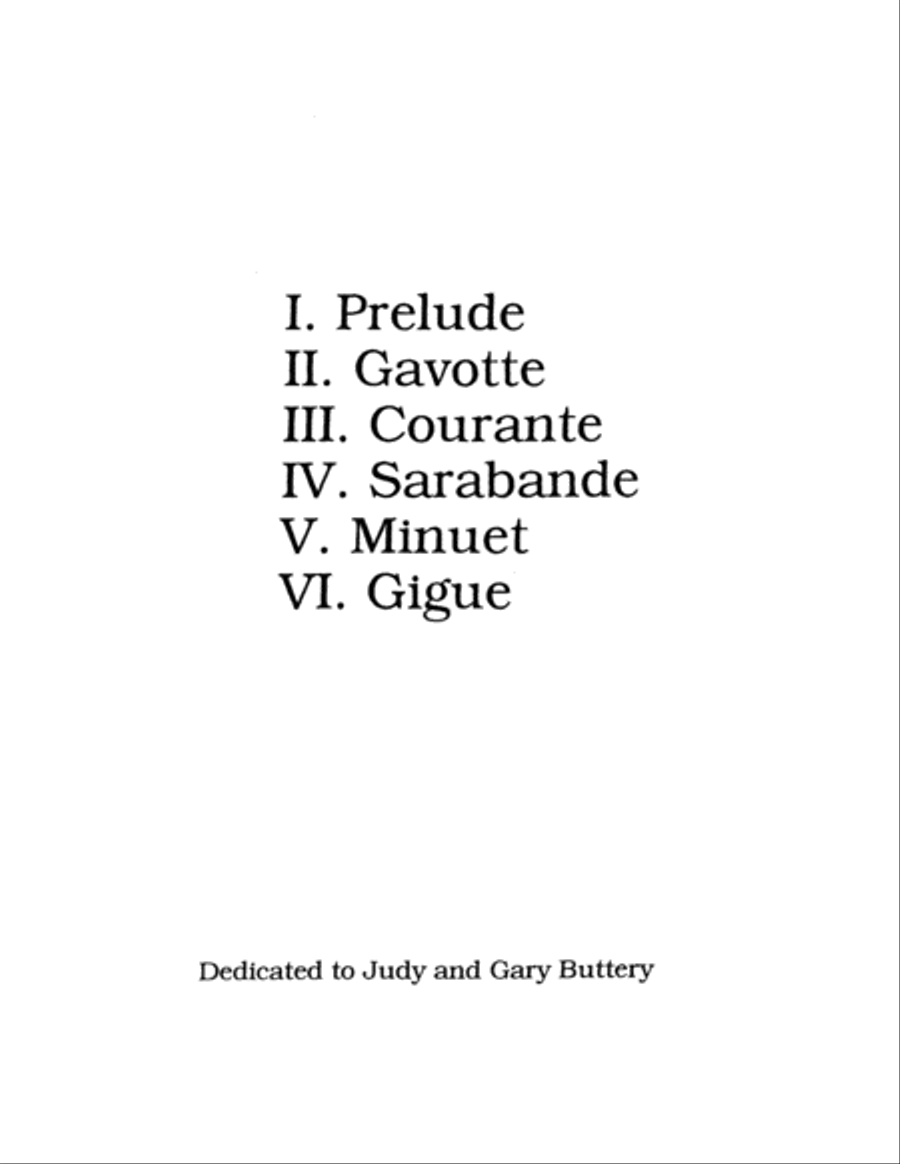 Baroque Suite Bassoon scores gallery preview page 4
