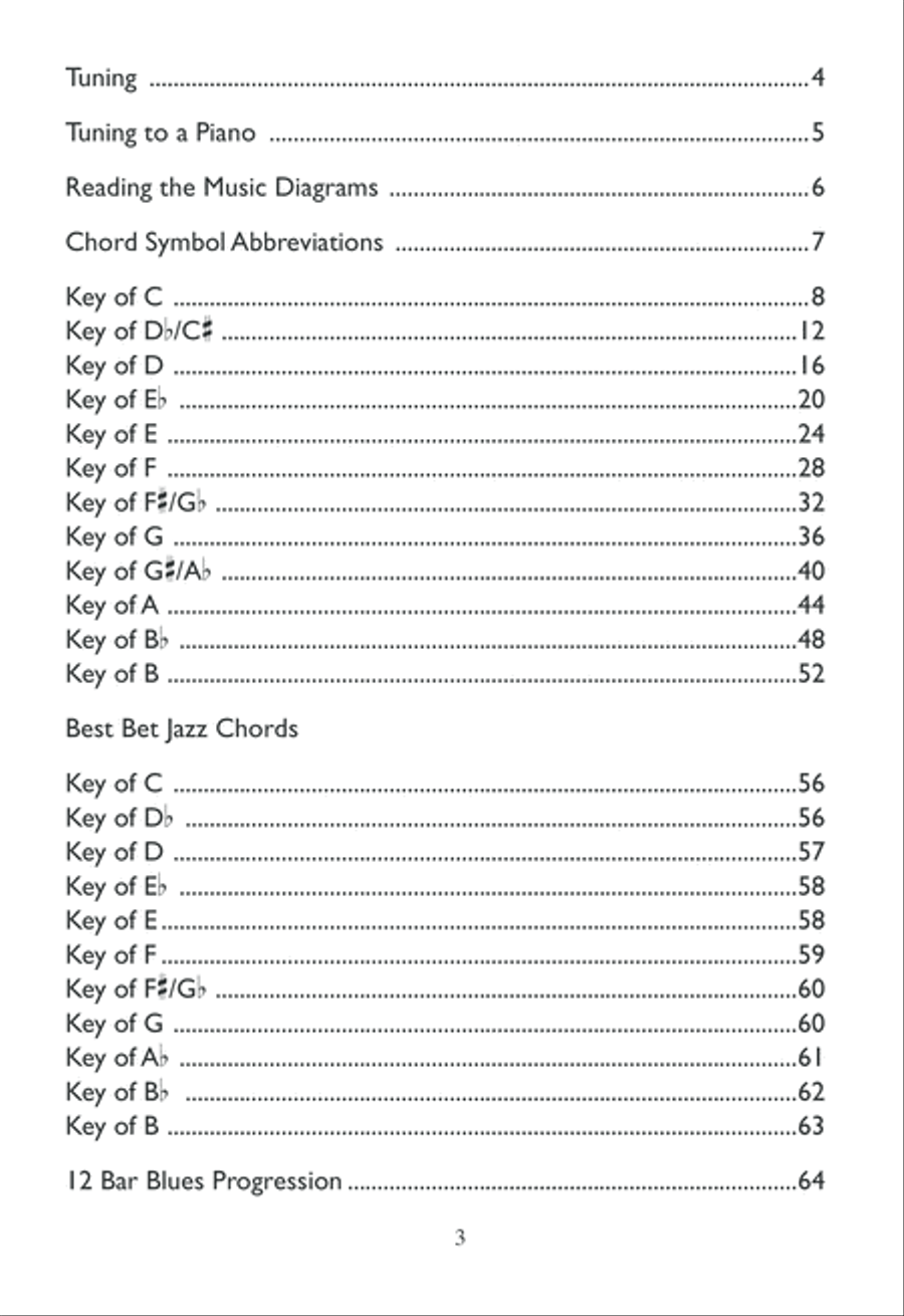 Essential Guitar Chords Essential Guitar Chords Easy Guitar scores gallery preview page 4