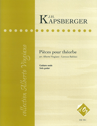 Book cover for Pièces pour théorbe