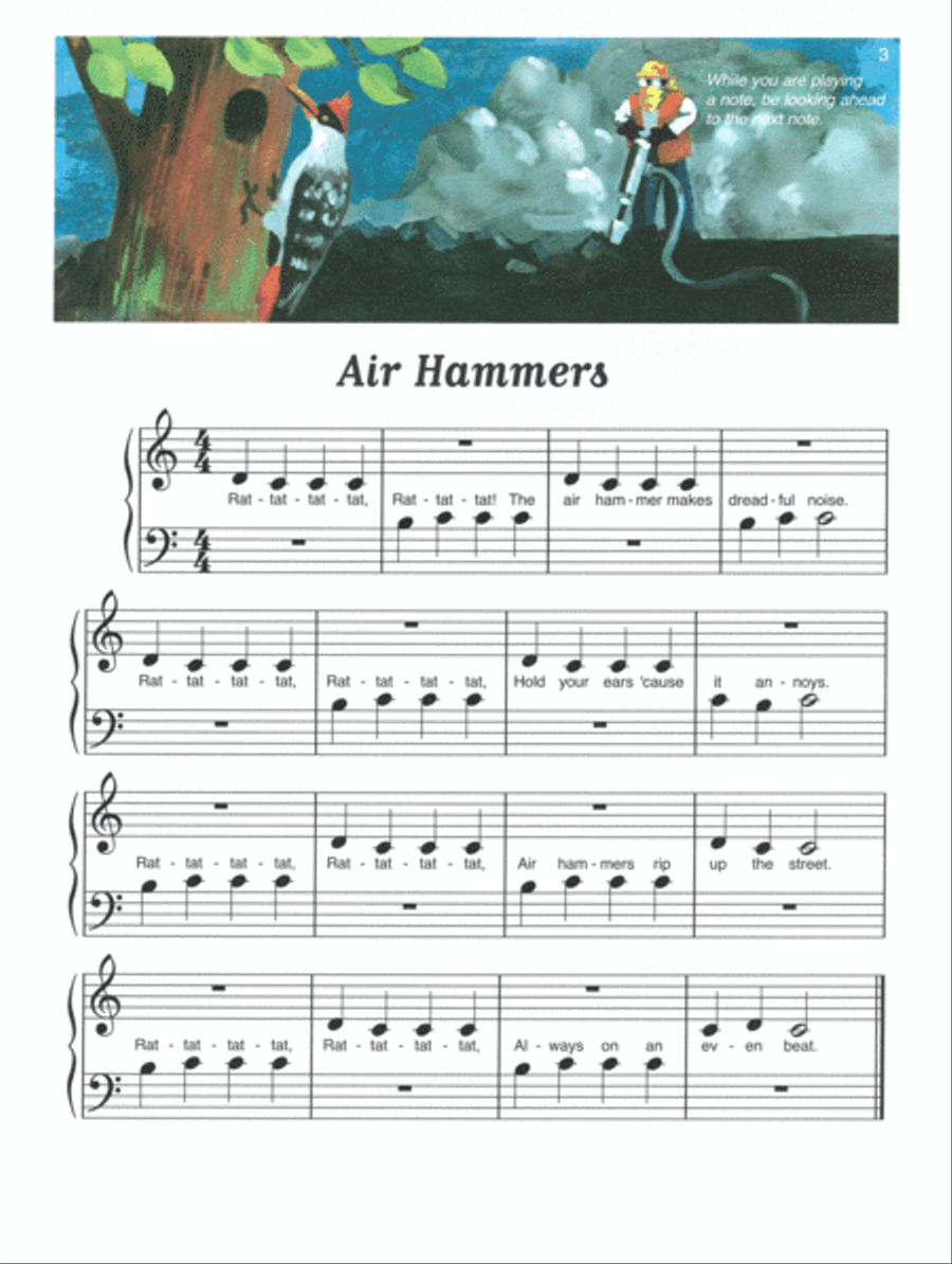 Sight Reading, Book 1 Piano Method scores gallery preview page 5