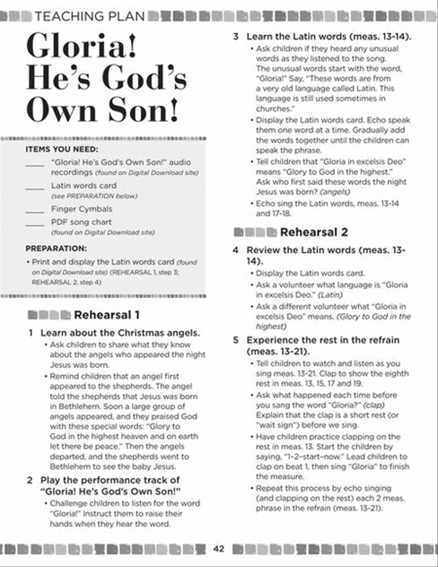 Sing and Celebrate 9! Sacred Songs for Young Voices Sing and Celebrate 9! Sacred Songs for Young Voices Unison Choir scores gallery preview page 8