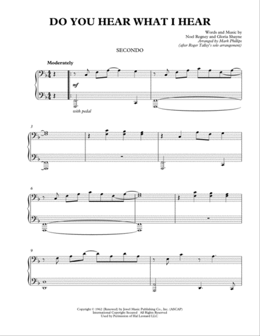 Do You Hear What I Hear Set of Parts scores gallery preview page 1