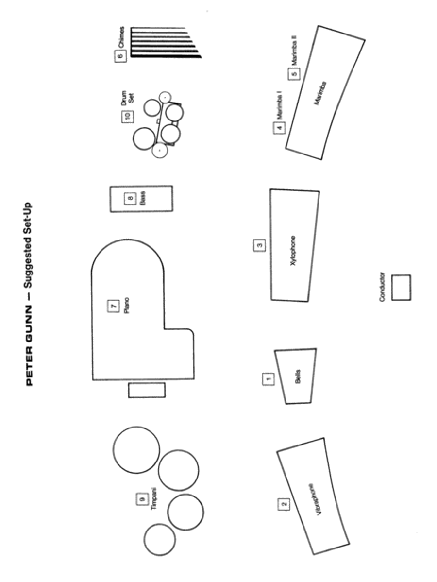 Peter Gunn: Score Peter Gunn: Score Percussion Ensemble scores gallery preview page 2