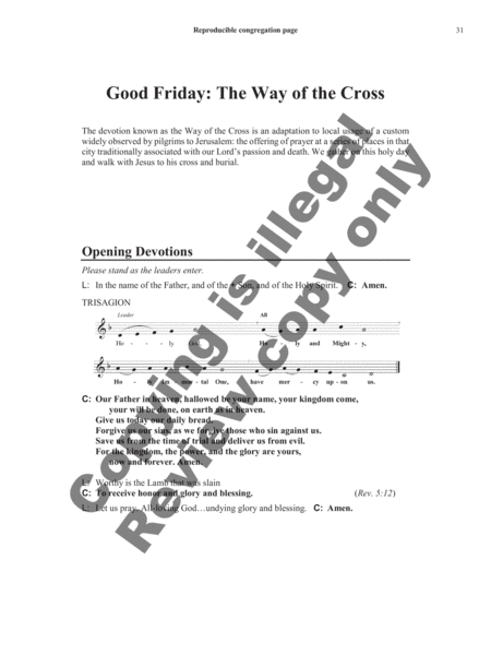 Good Friday Reflections: Organ Meditations on Stations of the Cross image number null