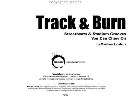 Track & Burn image number null