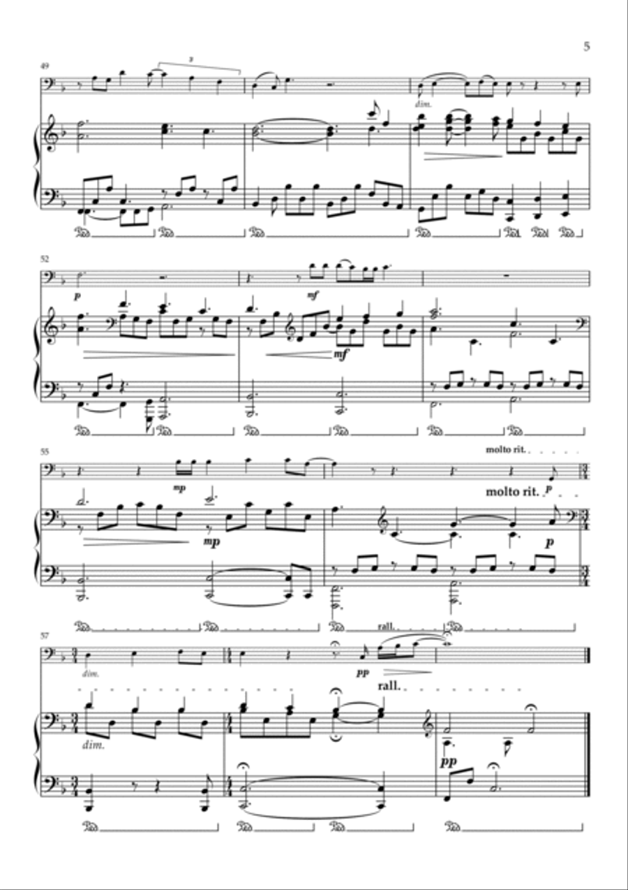 Hooked On The Memory Of You Piano scores gallery preview page 5