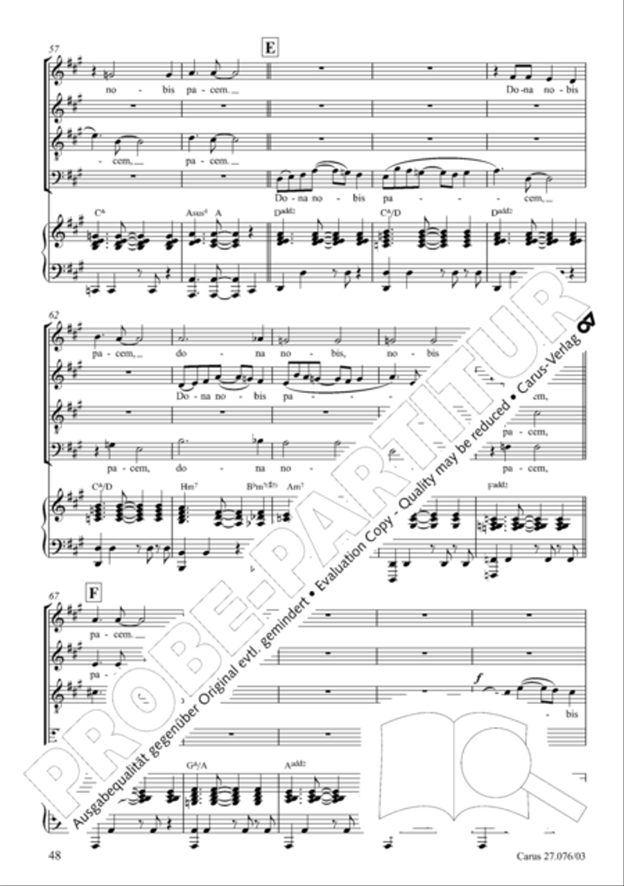 Missa in tempore incerto Missa in tempore incerto 4-Part scores gallery preview page 49